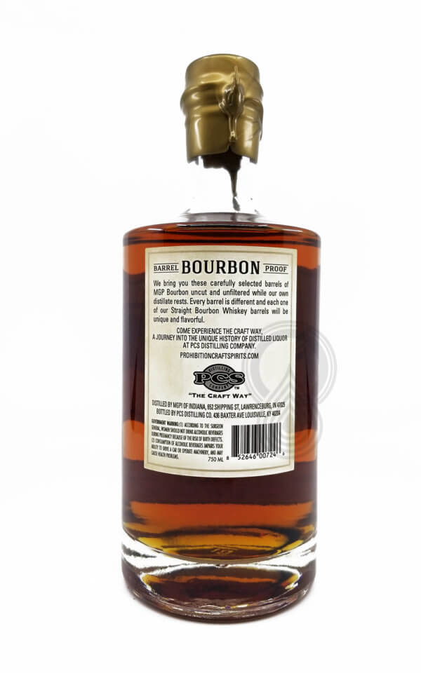 Nulu Single Barrel 5 Year Prohibition Craft Spirits Bourbon