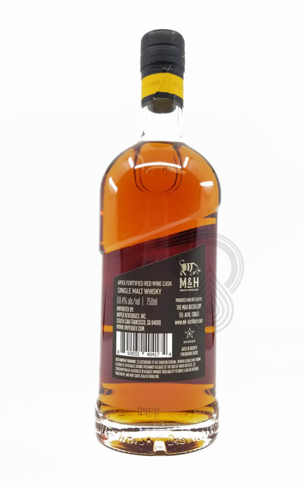 M&H Distillery Apex Fortified Red Wine Cask Single Malt