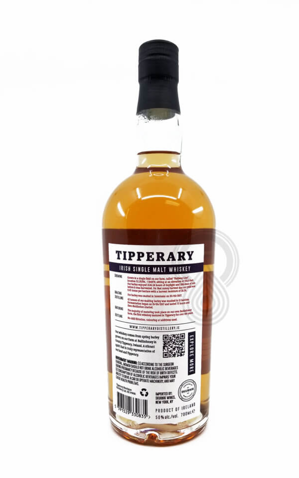 Tipperary 'Homegrown Barley' Single Malt Irish Whiskey