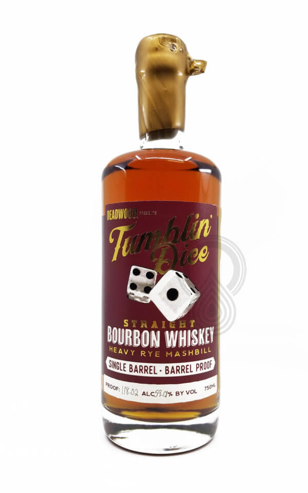 Tumblin' Dice 5 Year Bourbon Whiskey Single Barrel - STORE PICK