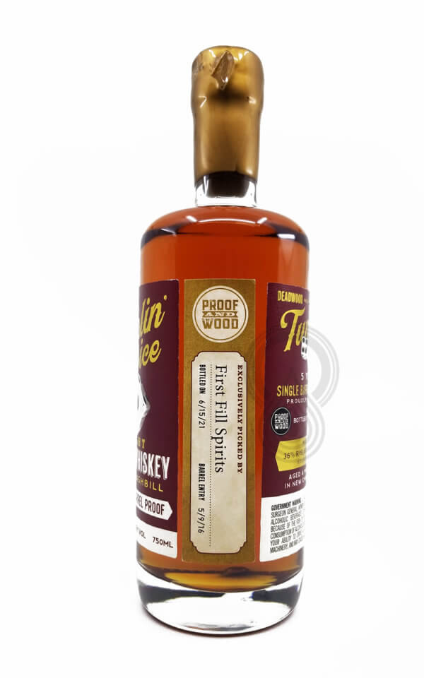 Tumblin' Dice 5 Year Bourbon Whiskey Single Barrel - STORE PICK