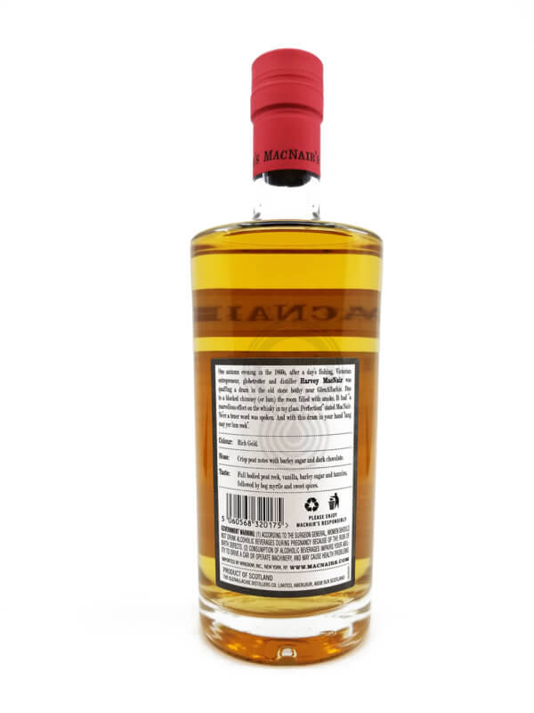 MacNair's 'Lum Reek' Peated Blended Malt Scotch Whisky Scotland