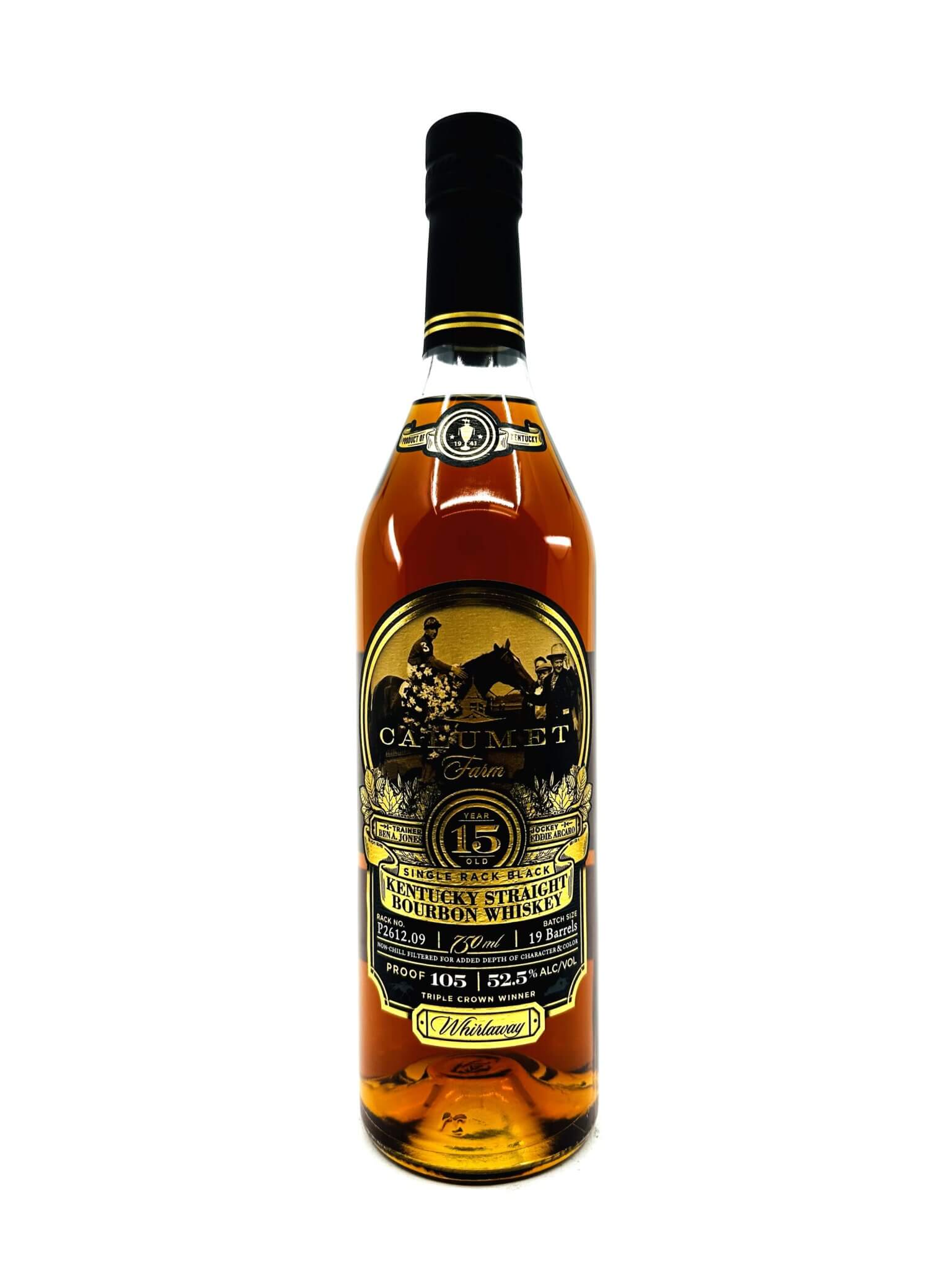 Calumet Farm 15 Year Single Rack Black Bourbon First Fill Spirits Curate Learn Explore