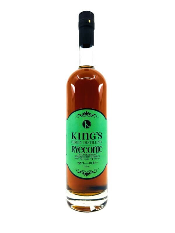 King's Family Distillery 'Ryeconic' Twice Barreled Straight Rye