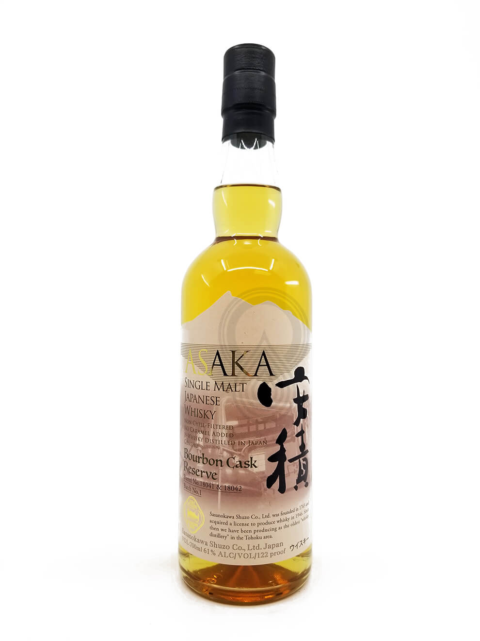 【ポイント10倍】 Whisky Japanese Malt Single Asaka Genshu Cask Bourbon ウイスキー