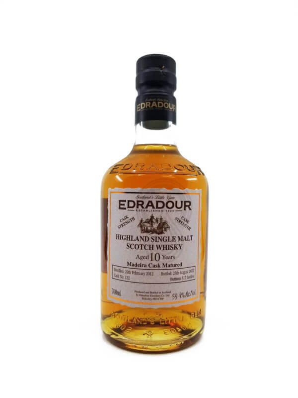 Edradour Madeira Cask Matured 10YR Single Malt Scotch