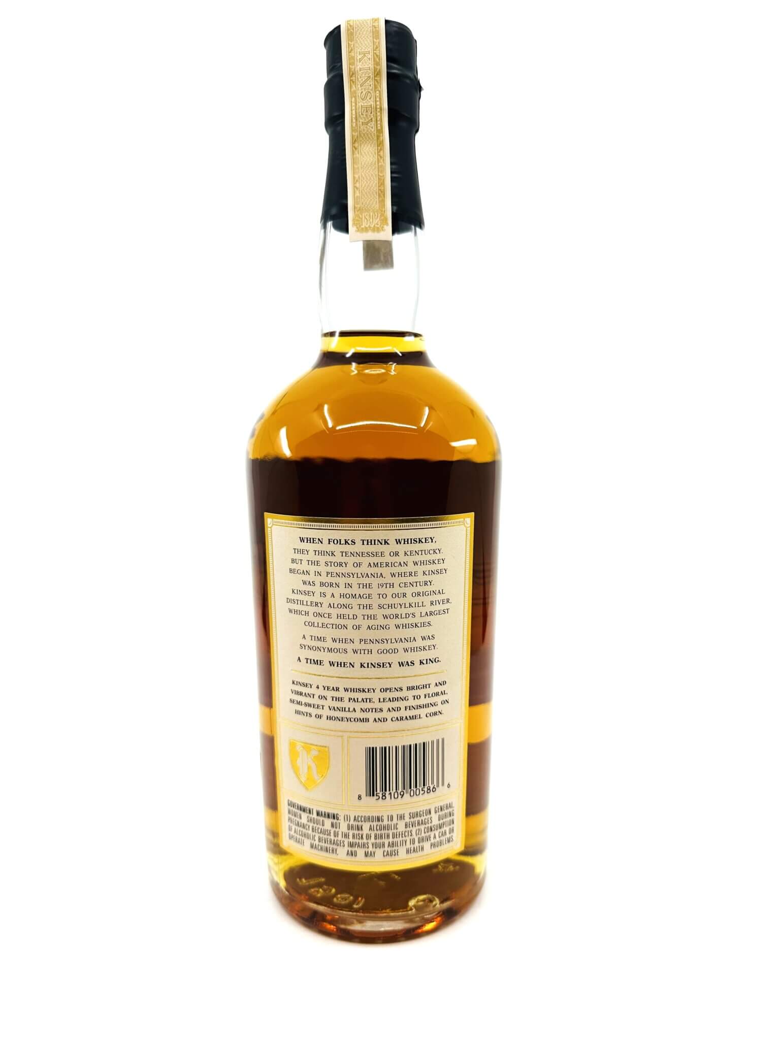 Kinsey 4YR American Whiskey First Fill Spirits Curate Learn Explore