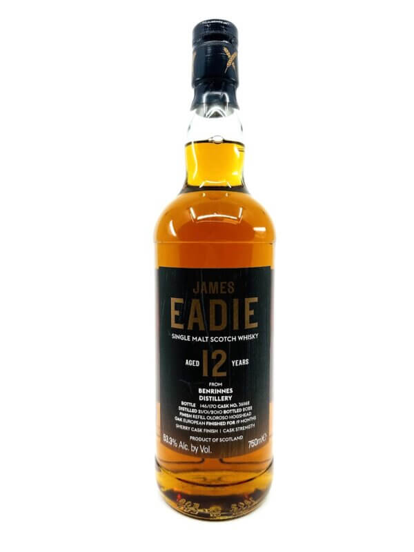 James Eadie Benrinnes 12 Year Old Single Malt Scotch
