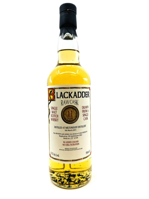 Blackadder Raw Cask Miltonduff 11 Year Single Malt Scotch 2011 Hogshead