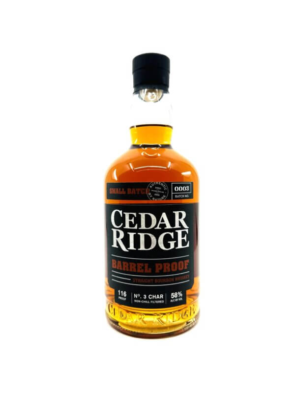 Cedar Ridge Barrel Proof Bourbon Batch 3