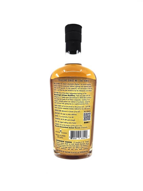 Raising Glasses Yowie 16YR Australian Rum (Eagleby)