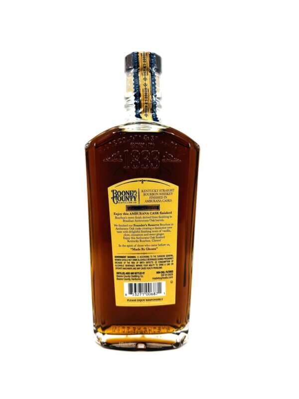 Boone County Founder's Reserve Amburana Cask Finish Bourbon
