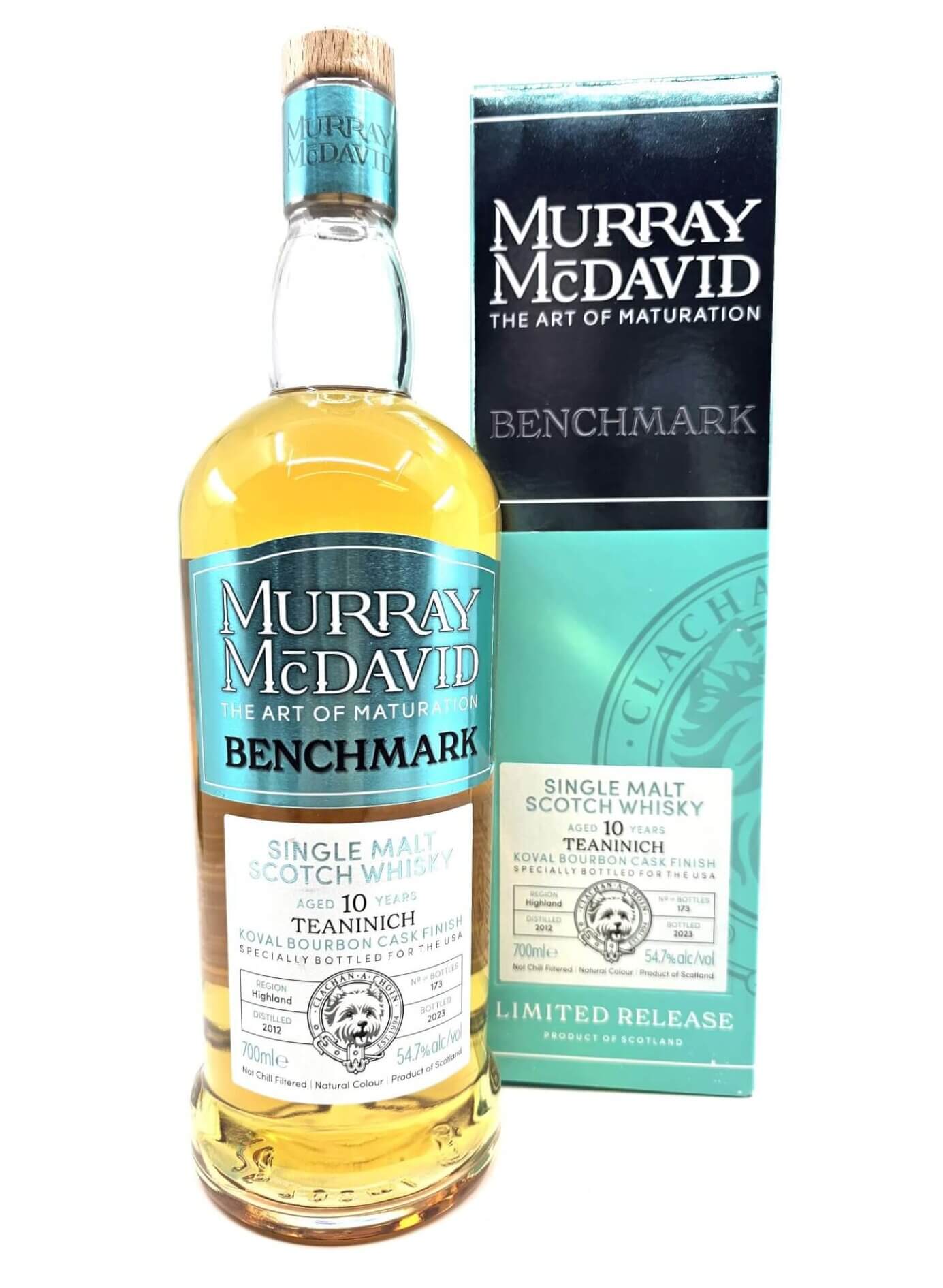 Murray McDavid Teaninich Koval Bourbon Cask 10YR Scotch