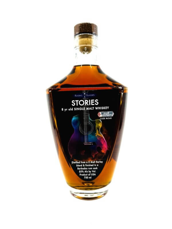 Raising Glasses 8YR 'Stories' Westland Single Malt