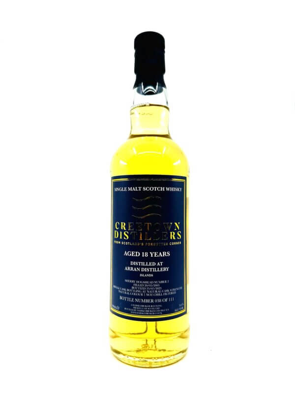 Creetown Distillers 18YR Arran Single Malt Scotch
