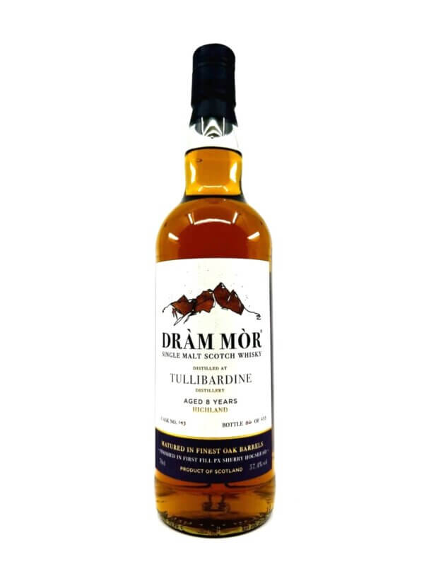Dràm Mòr Tullibardine 8YR Cask 143 Single Malt Scotch