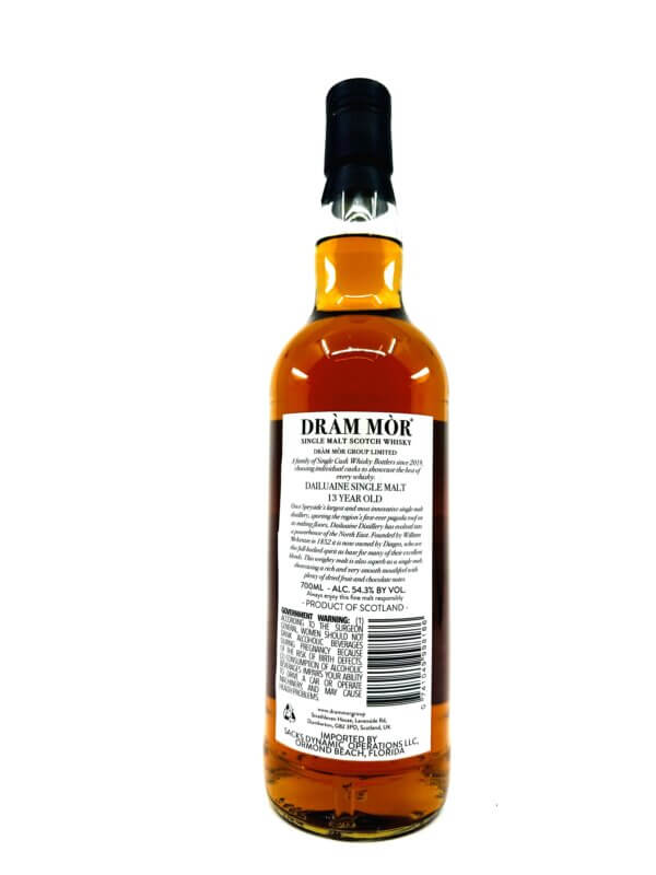 Dràm Mòr Dailuaine 13YR Cask 300711 Single Malt Scotch
