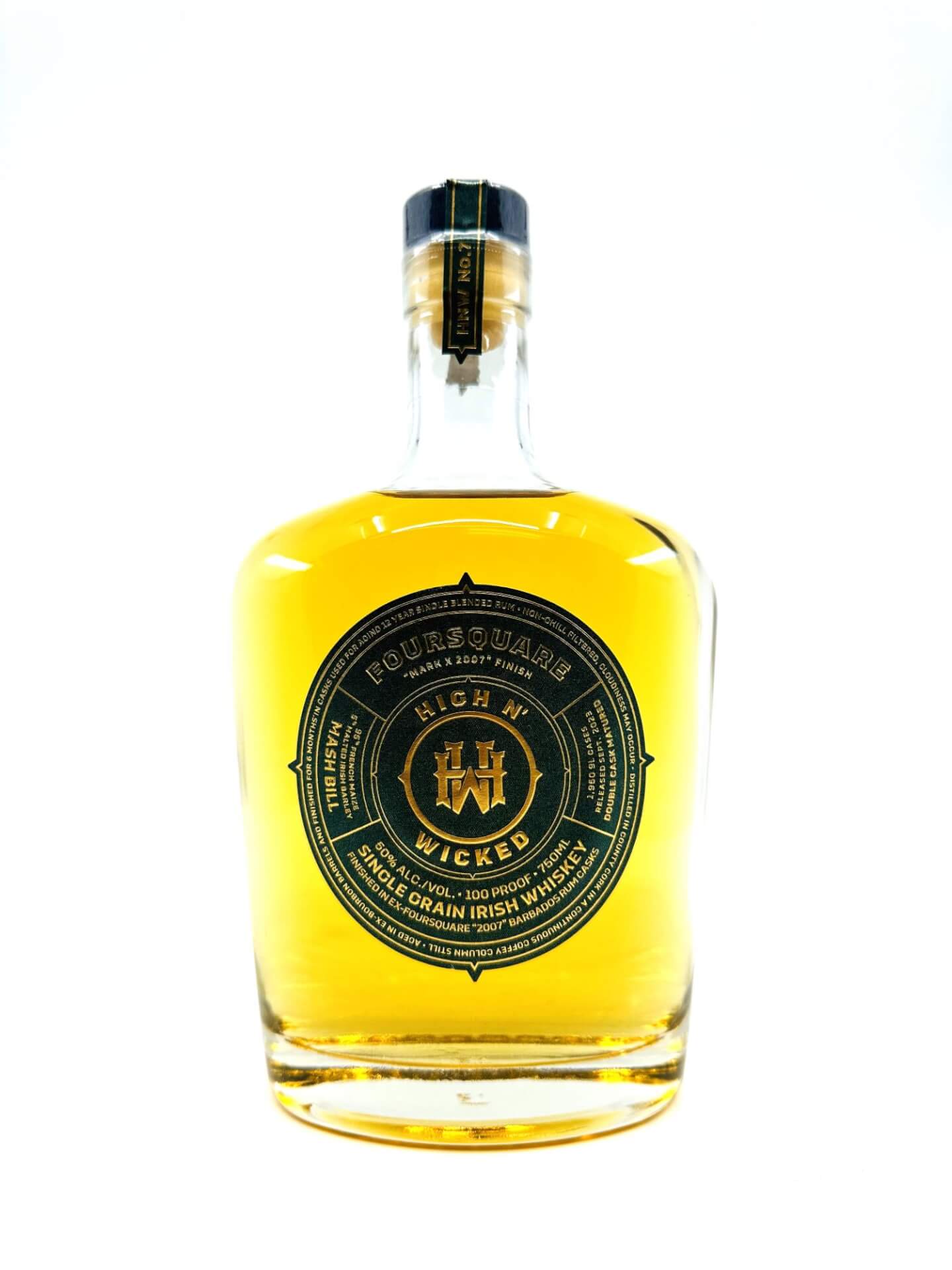 High N' Wicked 'Foursquare' Single Grain Irish Whiskey High N' Wicked 'Foursquare' Single Grain Irish Whiskey