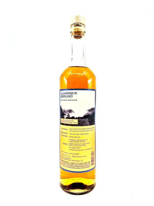 Alambique Serrano Single Origin Oaxacan Rum - Single Cask #20