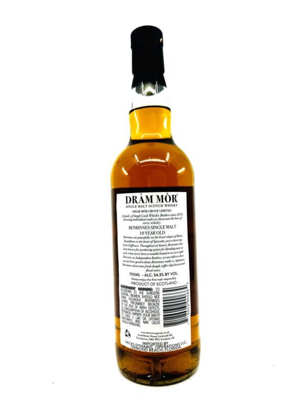 Dràm Mòr Benrinnes 10YR Palo Cortado Finish Single Malt Scotch