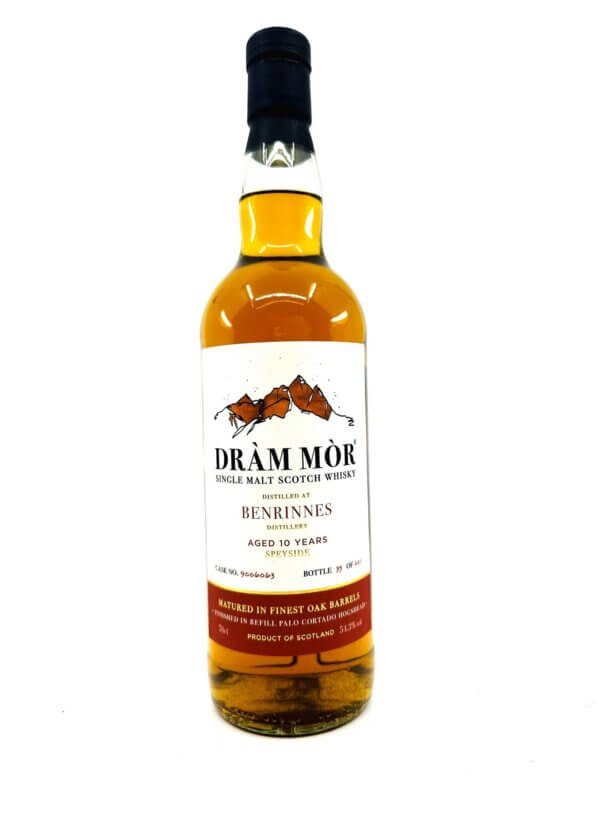 Dràm Mòr Benrinnes 10YR Palo Cortado Finish Single Malt Scotch