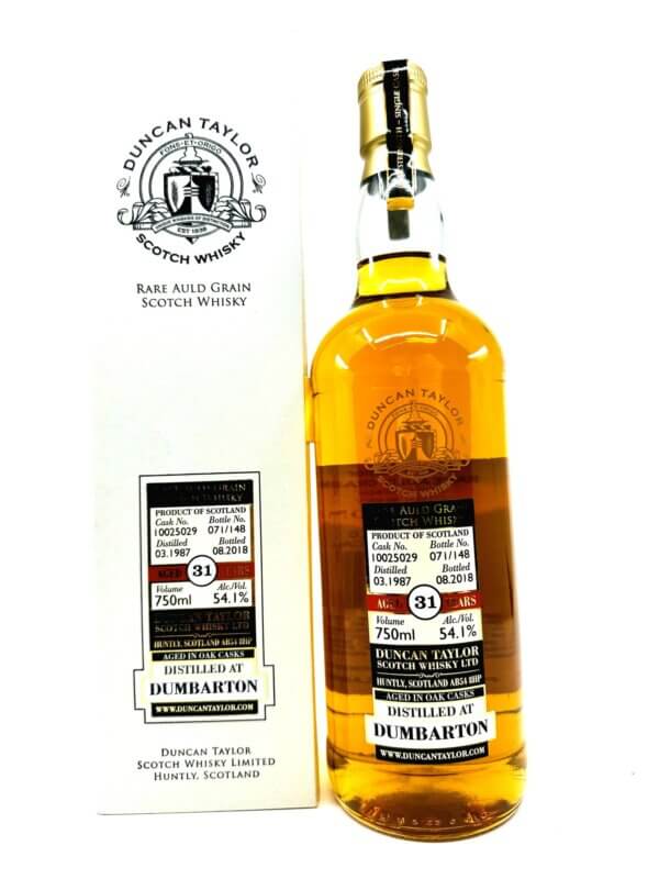 Duncan Taylor Rare Auld Dumbarton 31 Year Single Grain Scotch Whisky
