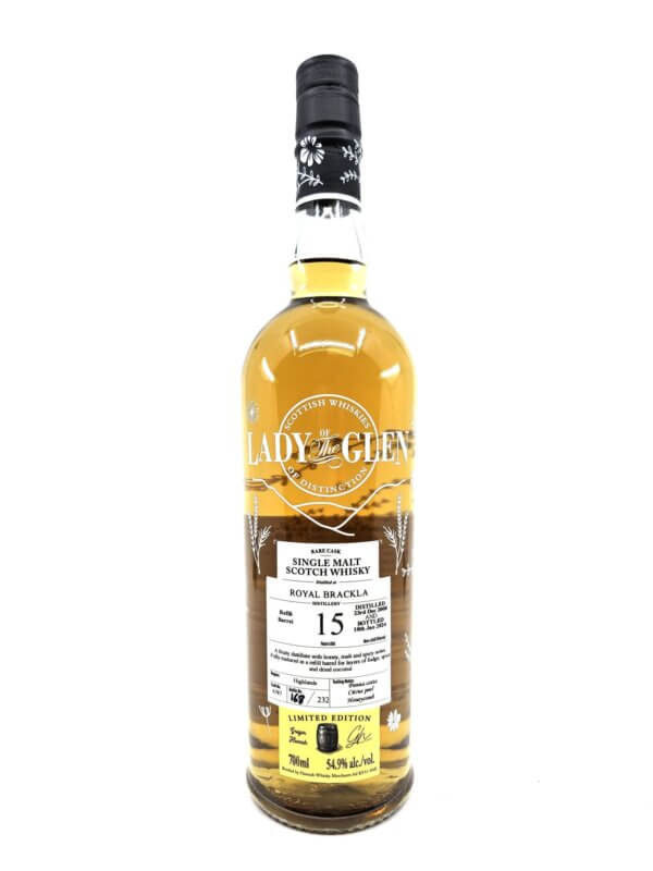 Lady of the Glen Royal Brackla 15 Year Single Malt Scotch Rare Cask