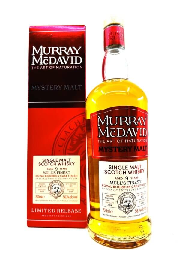 Murray McDavid 'Mull's Finest' Koval Bourbon 9YR Single Malt Scotch