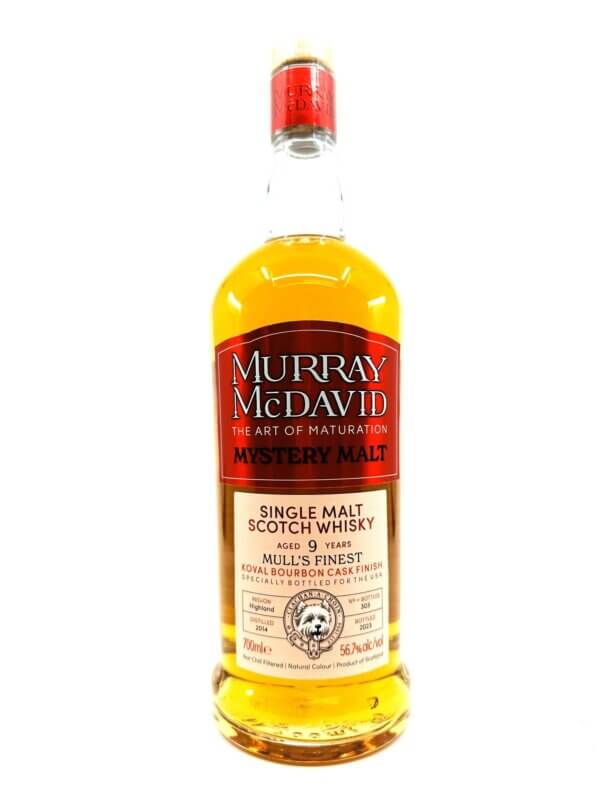Murray McDavid 'Mull's Finest' Koval Bourbon 9YR Single Malt Scotch