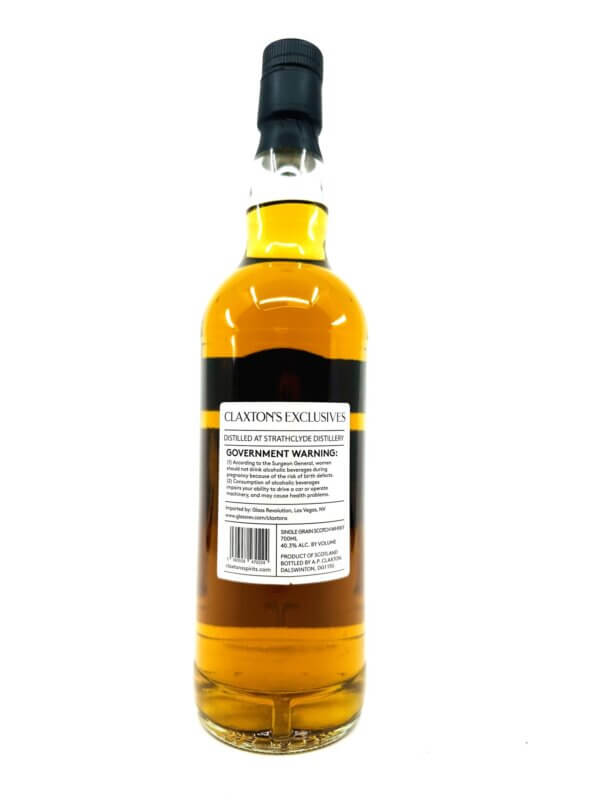 Claxton's Strathclyde 28 Year Old Single Grain Scotch