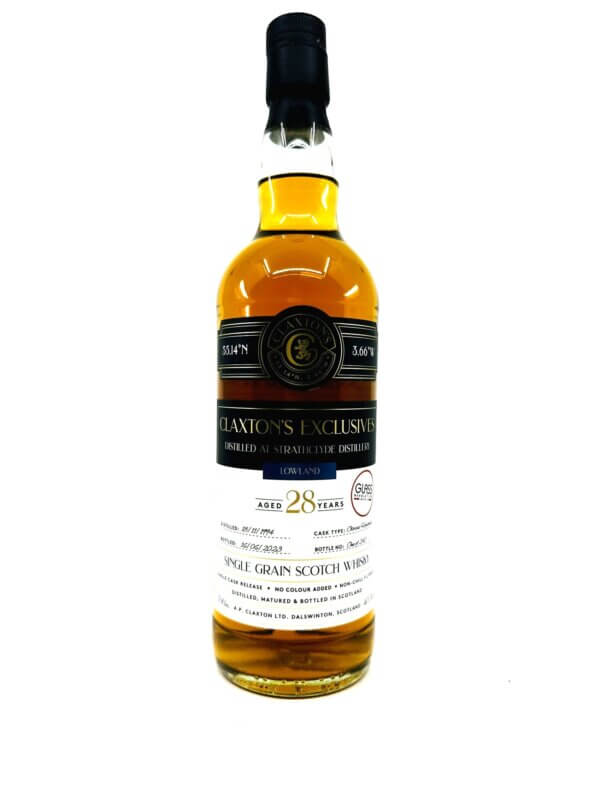 Claxton's Strathclyde 28 Year Old Single Grain Scotch