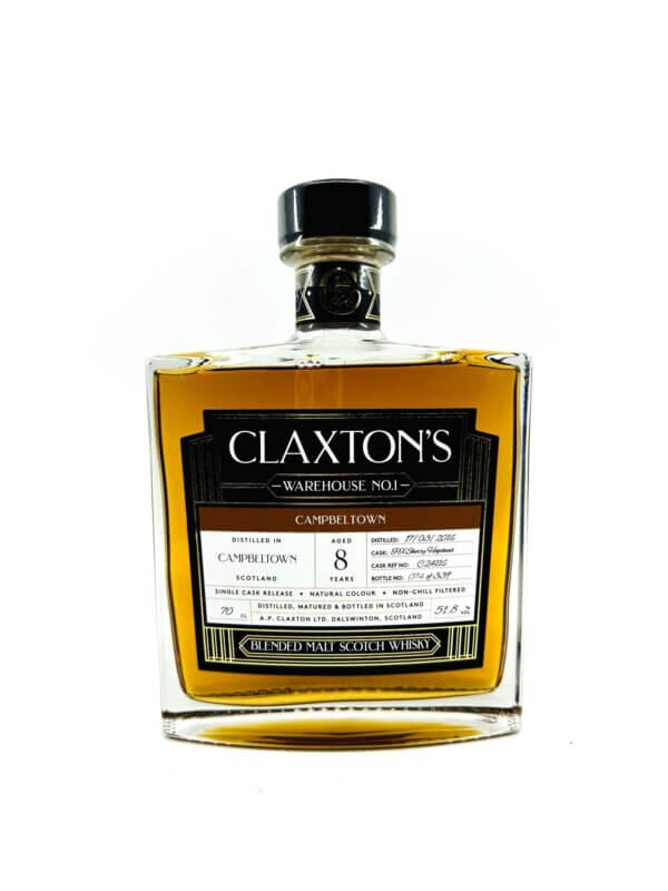 Claxton's Campbeltown 8 Year Blended Malt Scotch