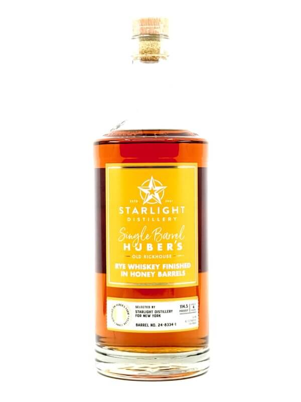 Starlight Distillery Single Barrel Rye Honey Barrel Finish - STORE PICK