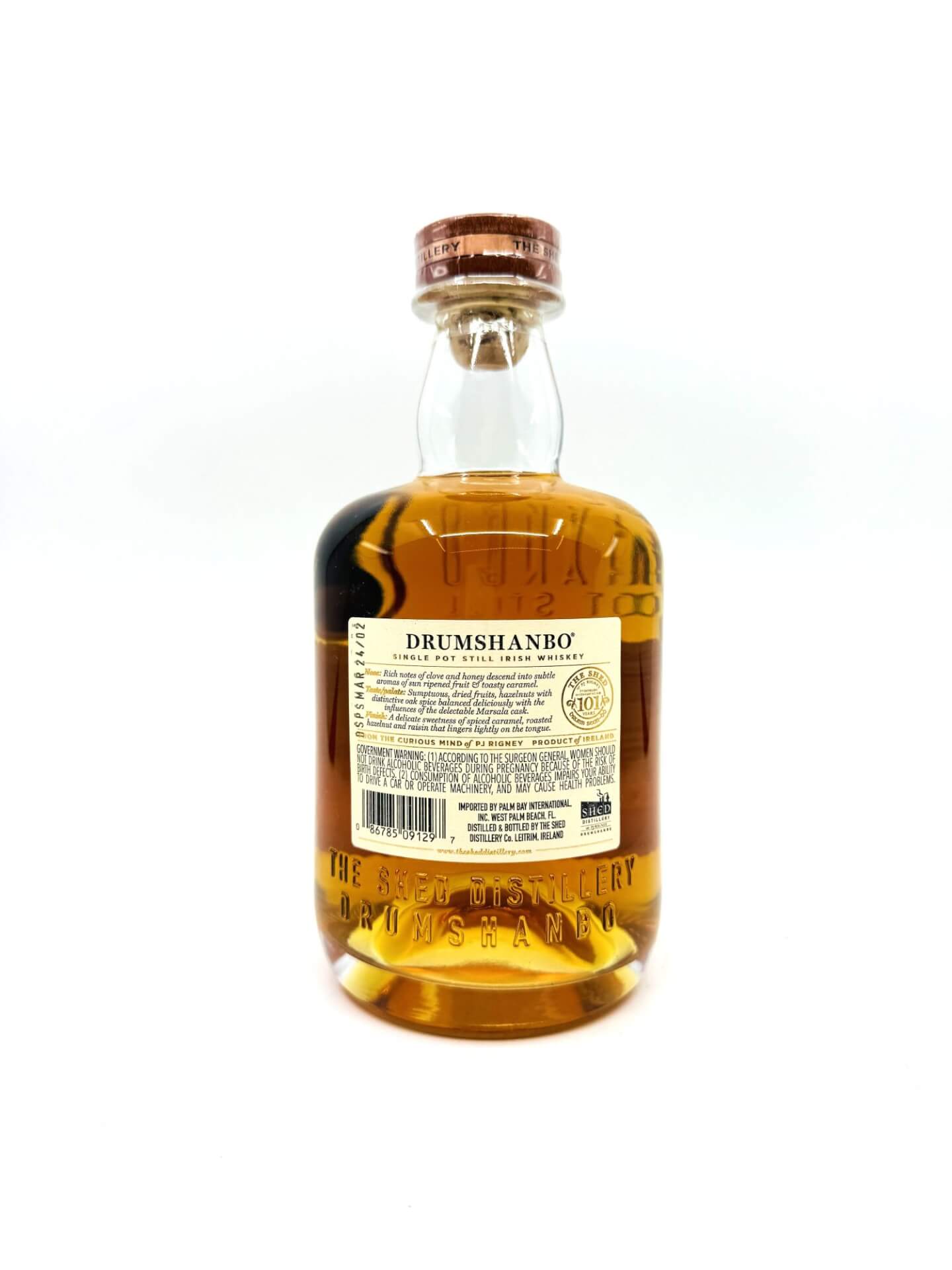 Drumshanbo Marsala Cask Pot Still Irish Whiskey
