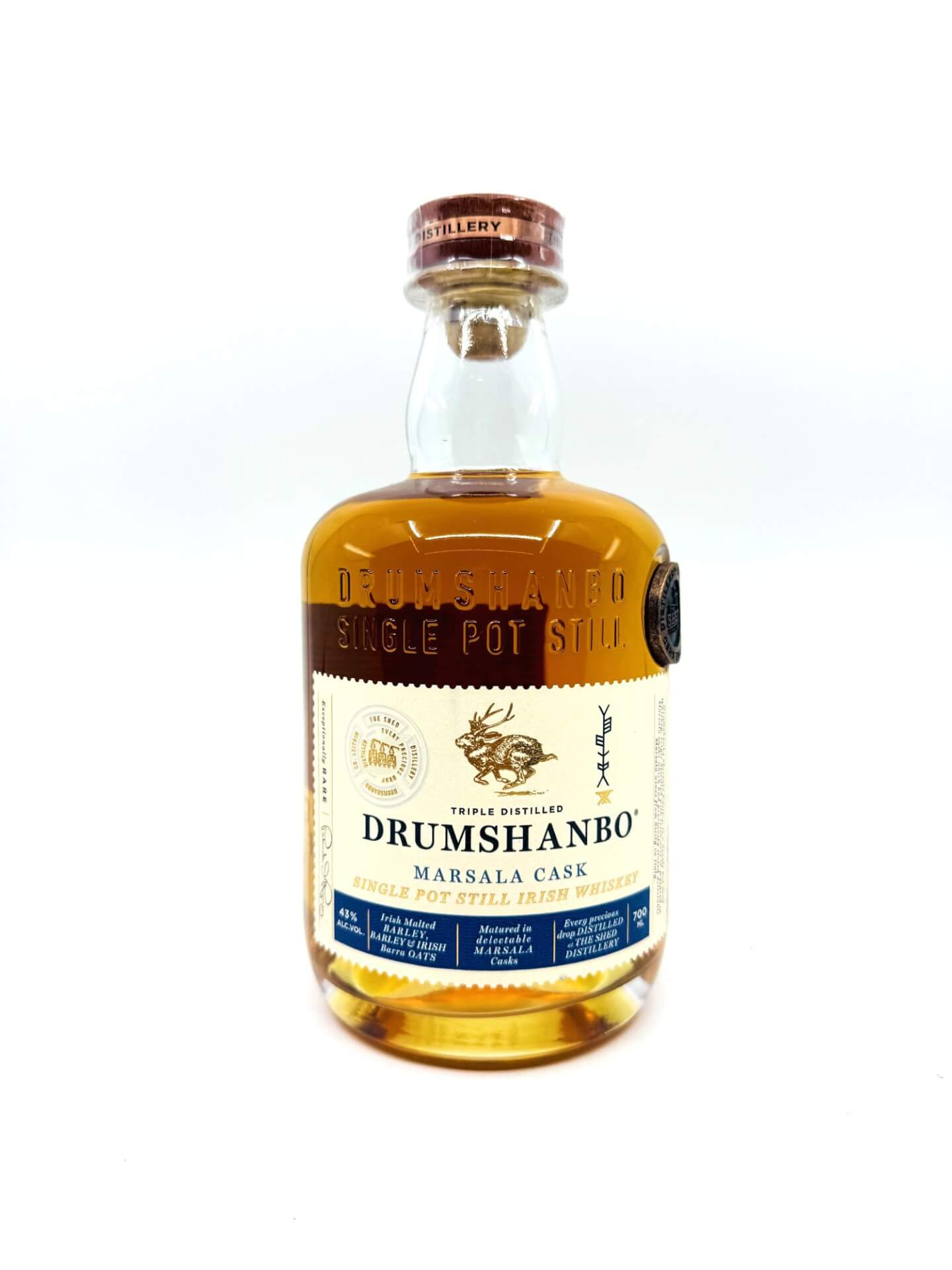 Drumshanbo Marsala Cask Pot Still Irish Whiskey