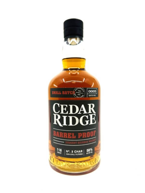 Cedar Ridge Barrel Proof Bourbon