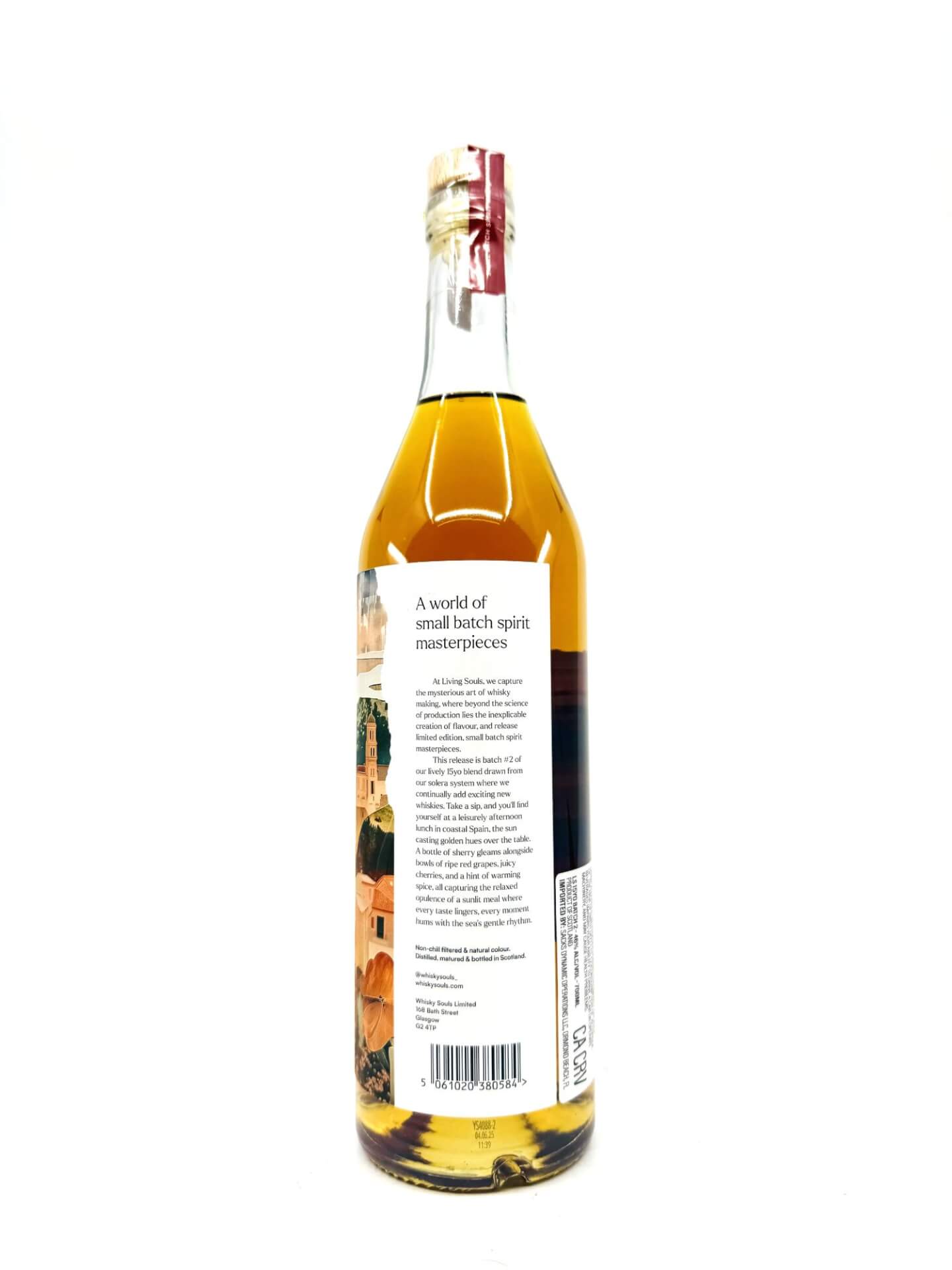 Living Souls 15YR Solera System Batch #2 Blended Scotch Whisky