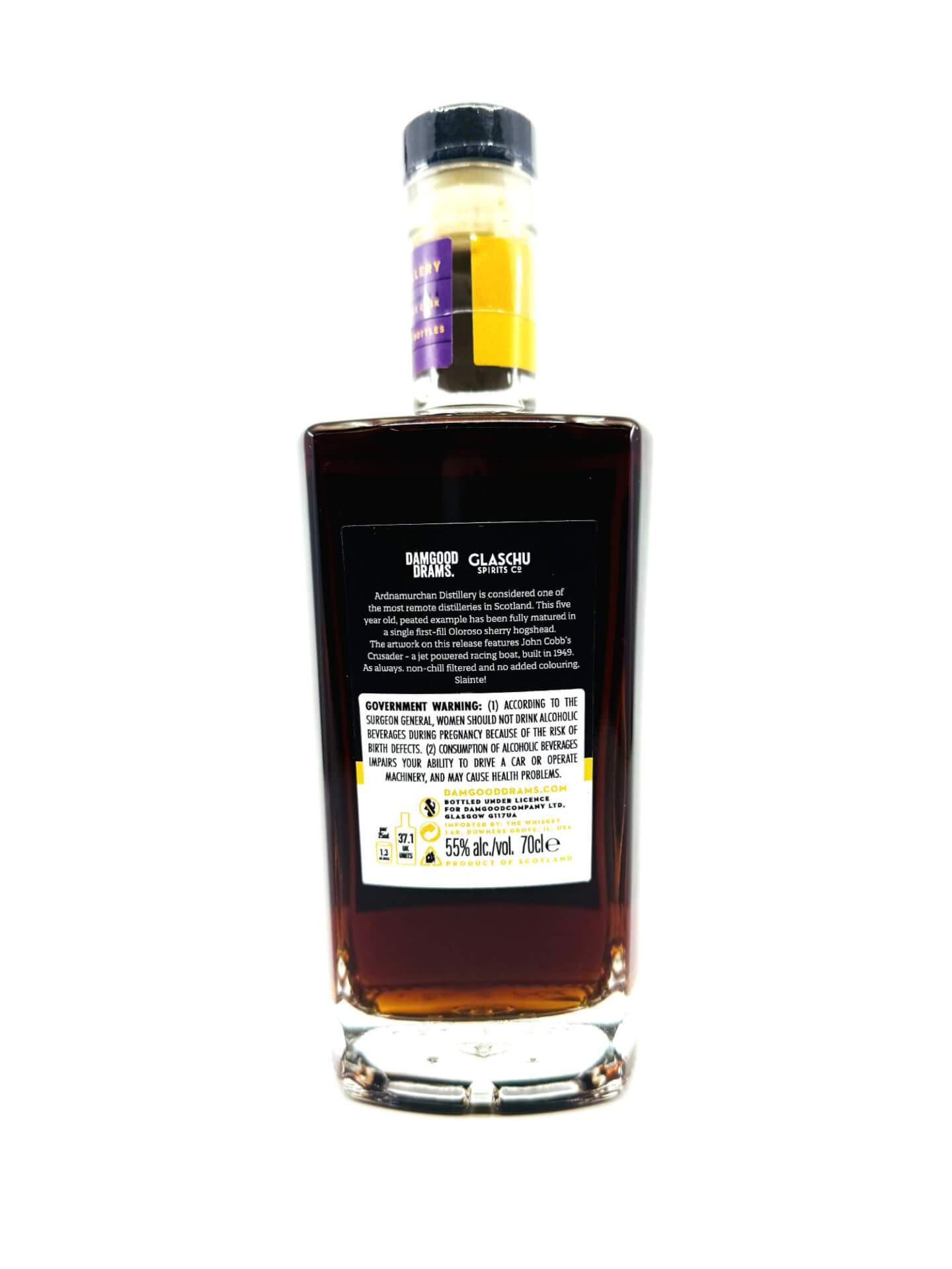 Glaschu Spirits Co. Ardnamurchan 5YR Single Malt Scotch