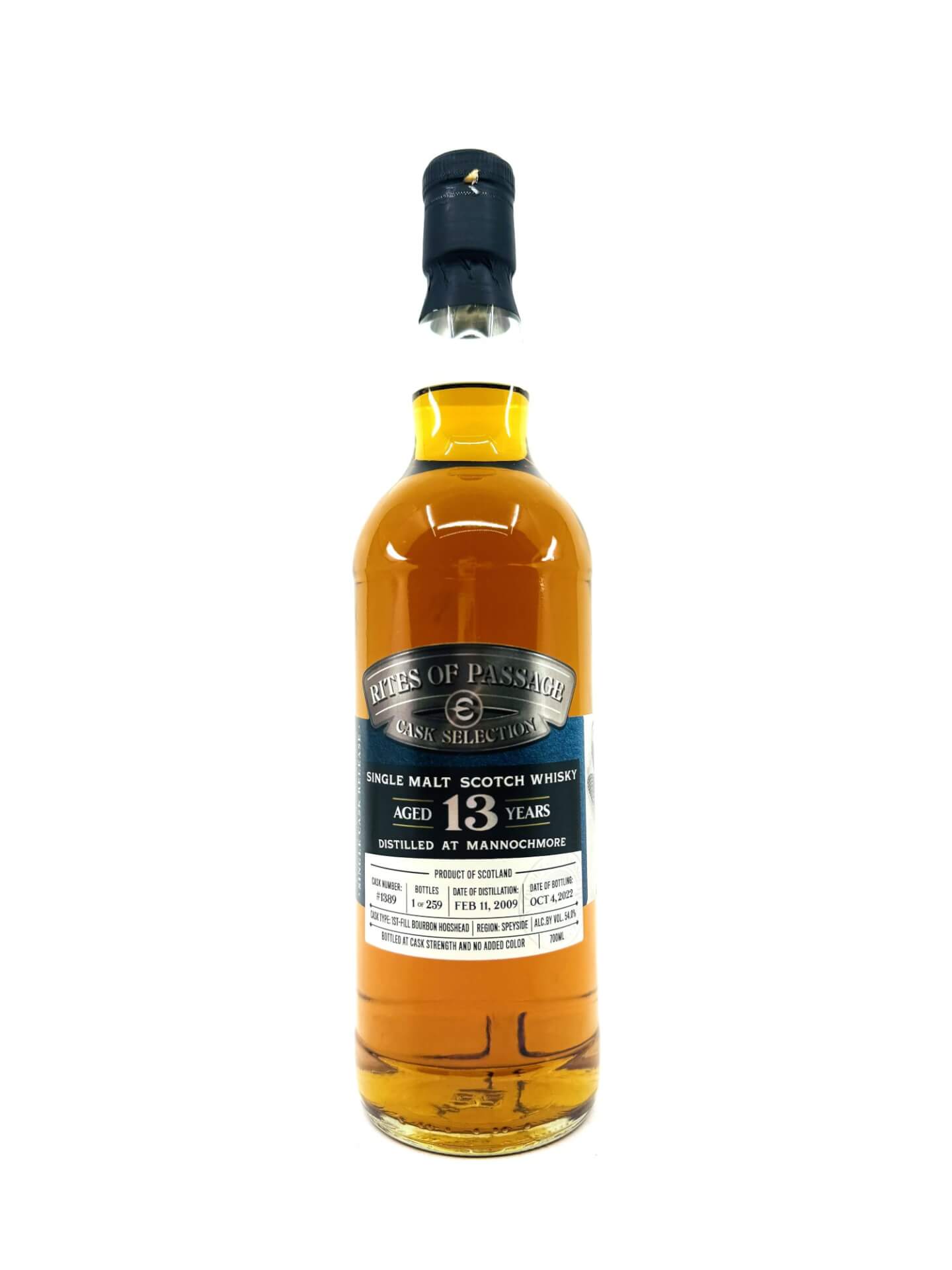 Rites of Passage Mannochmore 13YR Single Malt Scotch