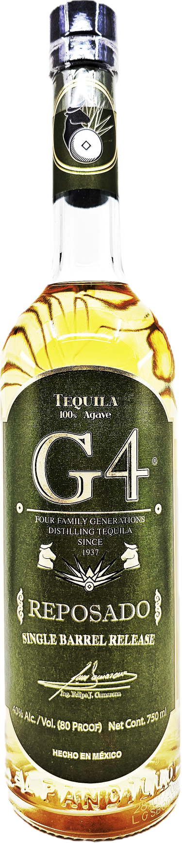 G4 Reposado Single Barrel Release Tequila