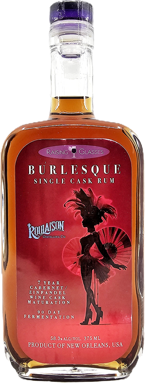 Raising Glasses Burlesque US 7YR Single Cask Rum | First Fill Spirits:  Curate | Learn | Explore