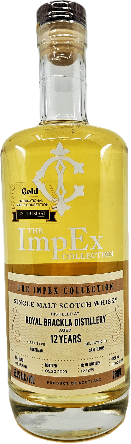 The ImpEx Collection Royal Brackla 12YR Single Malt Scotch