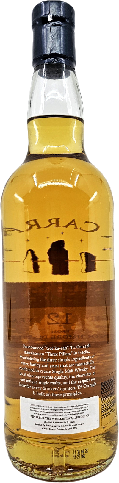 Tri Carragh Loch Lomond (Inchmurrin) 8YR Single Malt Scotch