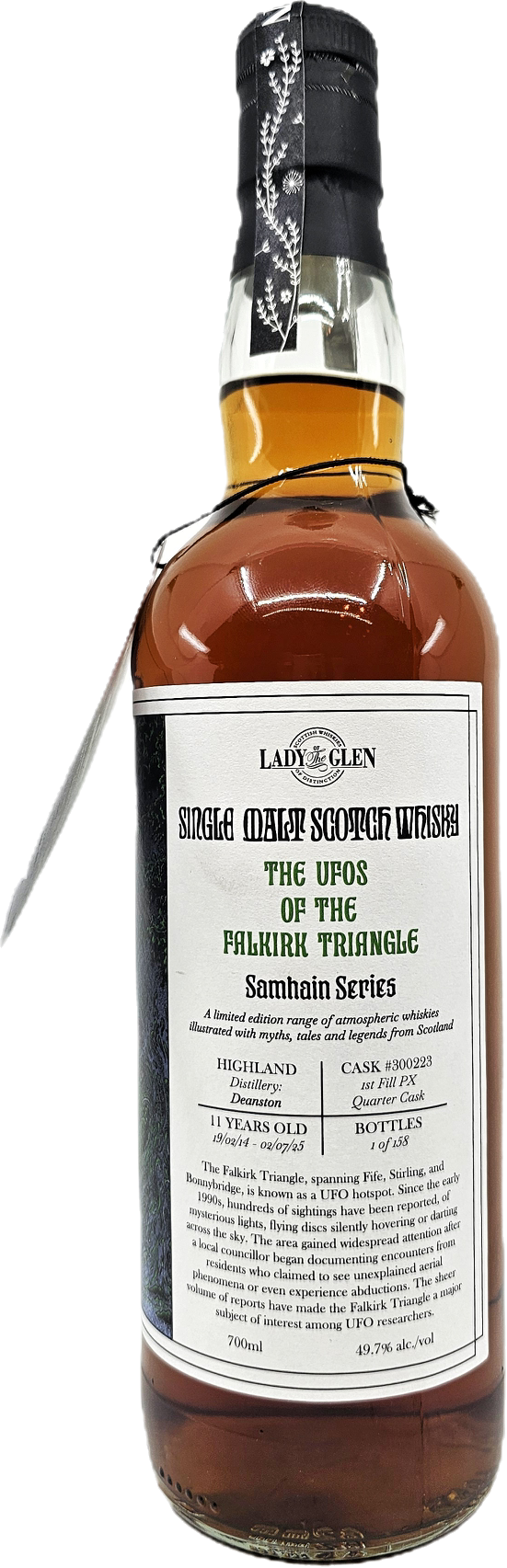 Lady of the Glen Deanston 11YR Samhain Series Single Malt Scotch
